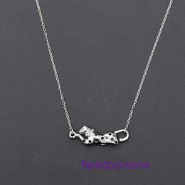 High quality Exquisite Carter jewellery Designer Necklace style minimalist leopard Personalised and fashionable money 925 sterling With Original Box