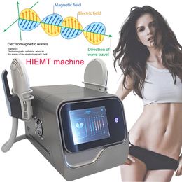 Salon Use HIEMS Powerful Body Shaping HIEMT EMS Muscle Training Reduce Fat 2 Weight Loss Handles Can Work At The Same Time