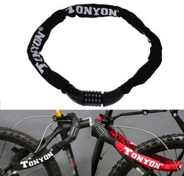 Bicycle Lock 5 Password Bike Digital Chain Lock Security Outddor AntiTheft Lock 8727702