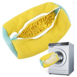 Laundry Bags Shoe Wash Bag Odor-free Net Anti-Deformation Removes Dirt With ZipperShoe For Home Washing Machine