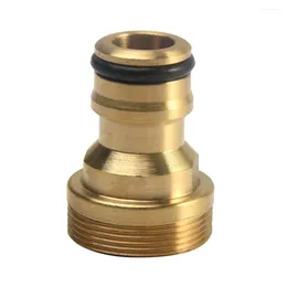 Kitchen Faucets 23mm Threaded Brass Garden Hose Tap Connector Copper Water Pipe Washing Machine Fittings Conversion Interface Parts