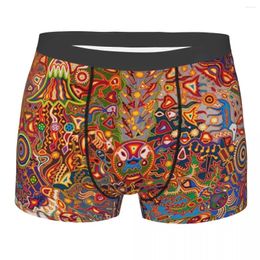 Underpants Personalised Mexico Art Huichol Sexy Couple Underwear Men Print Custom Boxer Shorts Panties