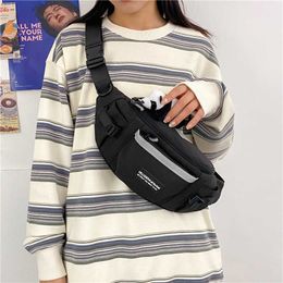 leisure Waist Bags Workwear Trendy Brand Chest Bag Instagram Casual Versatile Crossbody Men and Women Small Stand Shoulder Skateboard Riding Phone