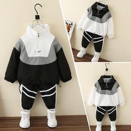 kids designer clothes boy Clothing Sets tracksuit pullover jacket windbreaker pant children coat