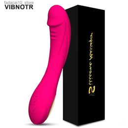 Other Health Beauty Items Dildo G-spot Vibrator for Women Powerful Vagina Clitoris Stimulator Soft Skin Feeling Erotic for Adults Q240117