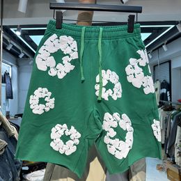 Shorts Jogger Summer Pant Men Women Puff Cotton Printed Designer Drawstring Short Pants Holidays Clothing 24SS 11 Colors