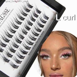 False Eyelashes LINYAGSSE LN2350 L Curl Super Cluster Eyelash Extension Natural Mink Eyelash Individual Lashes Makeup Tools Cilias Volume Q240117