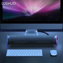 Bookshelf Speakers LUSHUO TV soundbar 3D Surround Soundbar Bluetooth Speaker Wired Computer Speakers Sound bar for Laptop PC Theater TV Aux 3.5mm