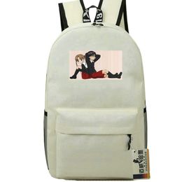 Garden Alice backpack Gakuen day pack Hyuga Natsume school bag Sakura Mikan Cartoon Print rucksack Sport schoolbag Outdoor daypack