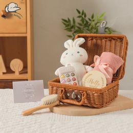 BaBy Accessories Pography Props born Keepsakes Memories Milestone Cards Monthly Blanket Babies Pos Baby Birth Gift Set 240117