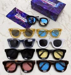 Designer Oversized Cat Glasses Fashion Ins Kuzma Same Sunglasses Men039s Personality Jelly Rhude Plate Tide Brand Sunglasses7885074 JJ8L