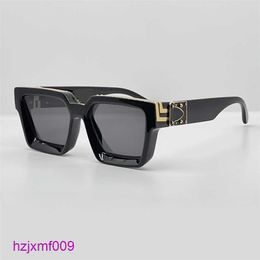 F0jp Sunglasses Luxury Vintage 11 Millionaires Designer for Men Women Woman Heatwave Ladies Thickened Material Fashion Eyewear Frame