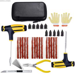 New Car Tyre Repair Kit Puncture Plug Tools Tyre Puncture Emergency for Tyre Strips Stirring Glue Repair Tool Kit