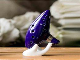 Whole Musical Instruments Legend of Zelda Ceramic 12 Holes Ocarina Flute Highquality in Stock180a12758014413272