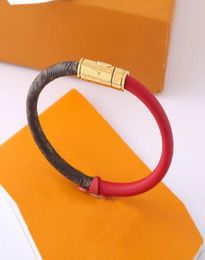 Brand Designer Bracelet Classic Flower Leather Rope Buckle Beads Hand Rope Mens Womens Couple Luxury Fashion High Quality Bracelet9093942