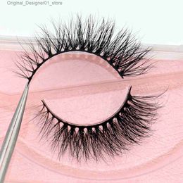 False Eyelashes Visoflee Mink Lash 3D Mink Lash Thick Handmade Full Lash Cruel No Mink Lash False Lash Makeup M56 Q240425