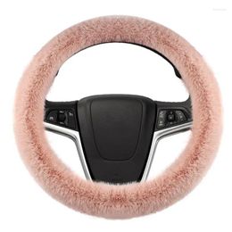 Steering Wheel Covers Fluffy Cover Breathable Protector For Women Car