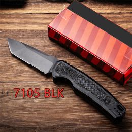 KS 7105 Launch 16 Tactical Folding Knife 3.5" 9CR18 Half Serrated Tanto Blade Aluminium Alloy Handle Edc Multitool Pocket Knife