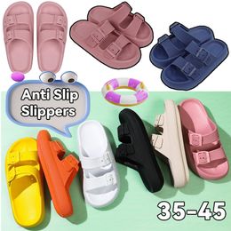 Summer Designer slides womans mens sandal fluffy flat mule slides beige black pink slippers room shoes Onyx slippers pure Sand Bones