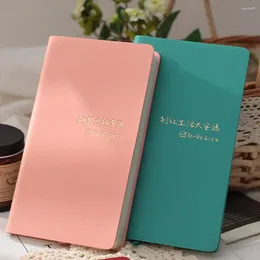 Leather Work Planning Office Supplies Student Stationery Diary Agenda Notebook Journal Schedule Notepad Weekly Planner