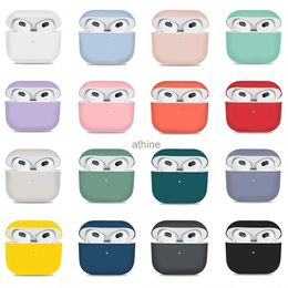 Cell Phone Cases Soft Silicone Case For Air pods 3 Earphone Bluetooth Wireless Cover For airpod 3 Candy Colour Ultra-thin Protective Case YQ240117