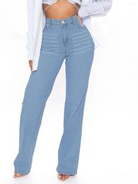 Women's Jeans Denim Pants Fashion Urban Casual Straight Trendy Street Female