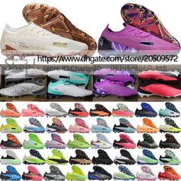 Send With Bag Quality Soccer Football Boots Phantoms GX Elite FG Training Shoes For Mens Outdoor Soft Leather Comfortable Low Version Soccer Cleats US 6.5-12
