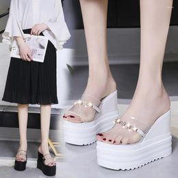 Slippers High-Heeled Shoes Lady Ladies' Platform Low Increased Internal On A Wedge Peep Toe Luxury Slides Designer Rubber Rome B