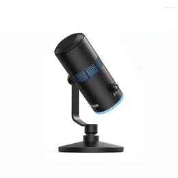 Microphones PowerCast M300 USB Microphone Mic For PC Vocals Quality In Streaming Twitch Gaming YouTube Tiktok Output Gain