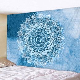 Tapestries Europe And America India Mandala Pattern Living Room Bedroom Tapestry Home Decoration Geometric Flower Hanging Cloth Drop D Otqir