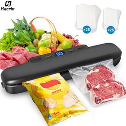 Food Vacuum Sealer Packaging Machine For With 50pcs Packed Bags Z21 Automatic Household Sealing 220V 240116