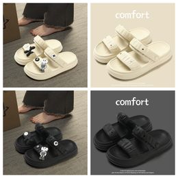 2024 New sandals soft Womens Summer EVA Thick bottom anti slippers home furnishings Odourless feet outdoor room indoors Two pronge slip on shoes 35-40