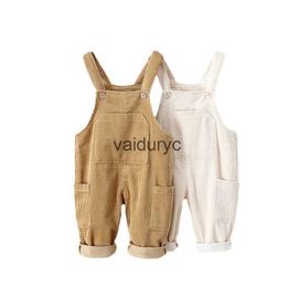 Trousers Lawadka 9M-36M Baby Boy Girl Pants Corduroy Jumpsuit For Baby Fashion Toddler's Overalls Girls Boys Casual Playsuit Trousers H240508
