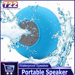 Bookshelf Speakers 1pc Mini Portable Speaker Powerful Bluetooth-compatible Wireless Waterproof Shower for Phone Soundbar Hand Free Car Loudspeaker