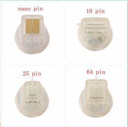 Accessories Parts Radio Frequency Microneedle Fractional 10Pin 25Pin 64Pin Nano Microneedle Skin Lifting Rf 4 Tips Needle Gold Cartridge