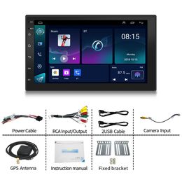 New 7-inch Android Universal GPS Car Navigation Hot selling WIFI Car MP5/MP4 Card Insertion Radio Player