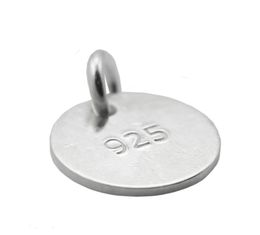 Beadsnice 925 Sterling Silver Stamping Blanks Flat Round Blank Tag Charms for Bracelet Charms Pendant Whole 19 Gauge 6mm 12mm 5987307