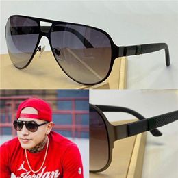 new fashion men design sunglasses wrap sunglass pilot frame coating mirror lens carbon Fibre legs summer style 2252215K