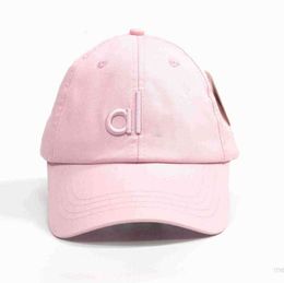 Designer Al Yoga Ball Cap Baseball Hat Fashion Summer Women Versatile Big Head Surround Show Face Small Sunvisor Hat Wear Duck Tongue PinkTS 9913ess