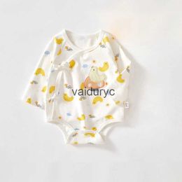 Sets 0-12Month Newborn Baby Girls Boys Bodysuit Spring Autumn Clothing Cotton Long Sleeves Infant Jumpsuit Soft Toddler Clothes 2023 H240508