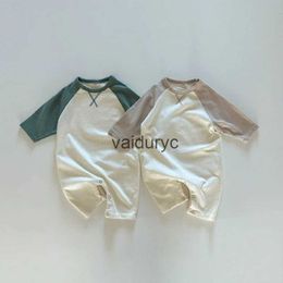 Pullover New Baby Long Sleeve Romper Cotton Infant Loose Jumpsuit Spring Autumn Newborn Boy Girl Clothes 2023 New Baby Clothing H240508