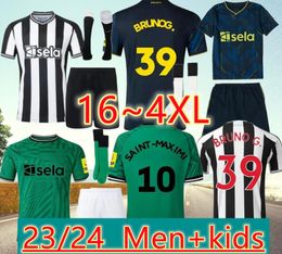 16-4XL SHELVEY New CAstlEs Soccer Jerseys WILSON ISAK NUFC home JOELINTON TRIPPIER 2023 2024 Football Shirt MAXIMIN top Men Kids Jersey kit sets ALMIRON WILSON