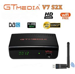 GTMEDIA V7 S2X HD Set Top Box with USB Wifi DVBS2 Satellite TV Receiver Support PowerVu Biss Key Cccamd Newcamd3255574