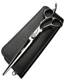 67 inch Japan440c Steel Hairdresser Hairstyling Tools Hairdressing Scissors Professional hairdressing1242302