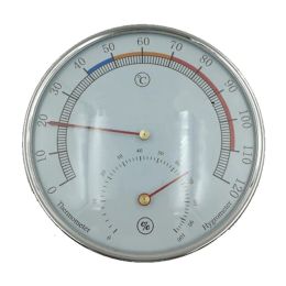 wholesale 5-inch Dial Thermometer Hygrometer Aluminium Case for Sauna Room BJ