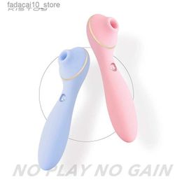 Other Health Beauty Items Polly Plus 2 in 1 Heating 10 Modes Vibrator Clitoris Sucking G Spot Stimulation Vibrating Dildo for Women Q240117