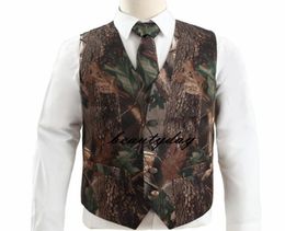 2021 New Camo Boy039s Formal Wear Camouflage Vests Cheap For Wedding Party Kids Ring Bearer Attire Formal Wear Custom Made4415698