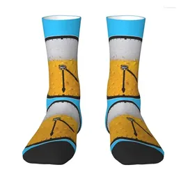 Men's Socks Funny Beer Thirty Women Men Warm 3D Printing Sports Basketball Crew