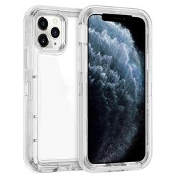 For Iphone 12 Case Heavy Duty 3in1 Defender Case Soft TPU Bumper Clear Hybrid Back Cover For iPhone 11 Pro Max7170644