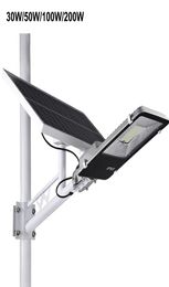 Street Light Led Solar Street Lamp 30W 50W 100W 200W Streetlighting Outside Waterproof IP65 with Solar Panel for Road Street Garde9820714